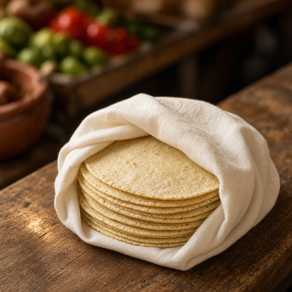 Tortilla ilustrativa.